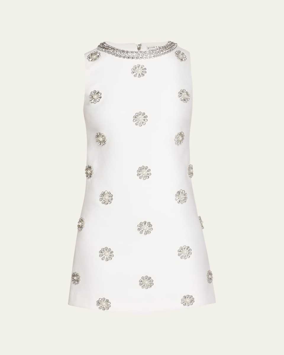 Clyde Embellished Shift Dress